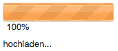 Upload fortschritt