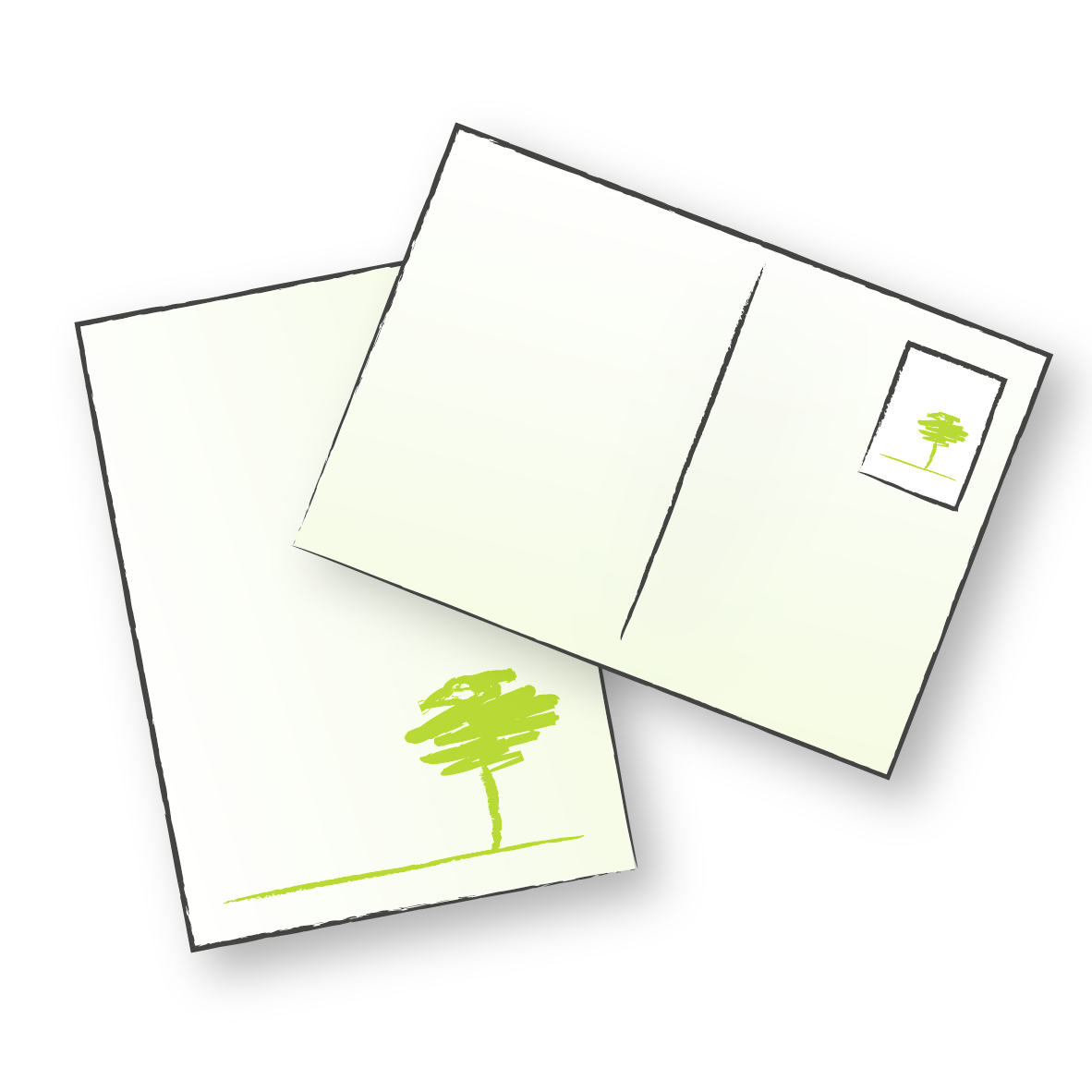 Postkarten (Inkjetdruck)